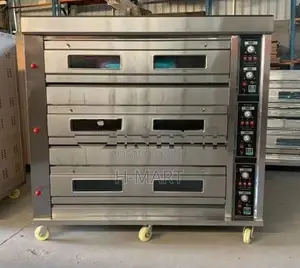 Industrial Gas deck oven, 3 deck-9 Trays
