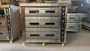 Industrial Gas deck oven, 3 deck-9 Trays