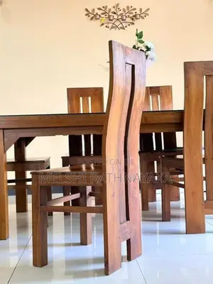 Teak Wood 6 Chairs