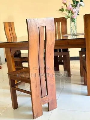 Teak Wood 6 Chairs
