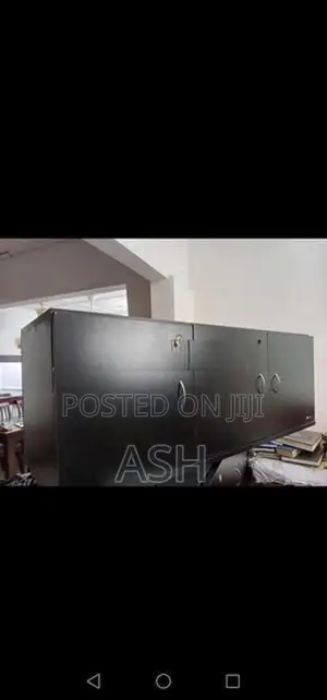 Black Storage Cupboard