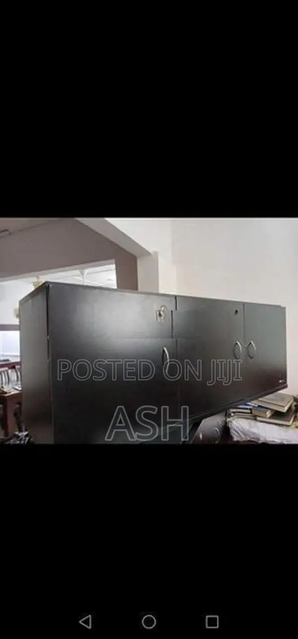 Black Storage Cupboard