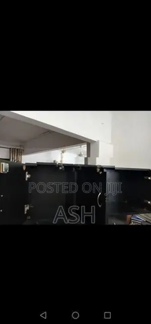 Black Storage Cupboard
