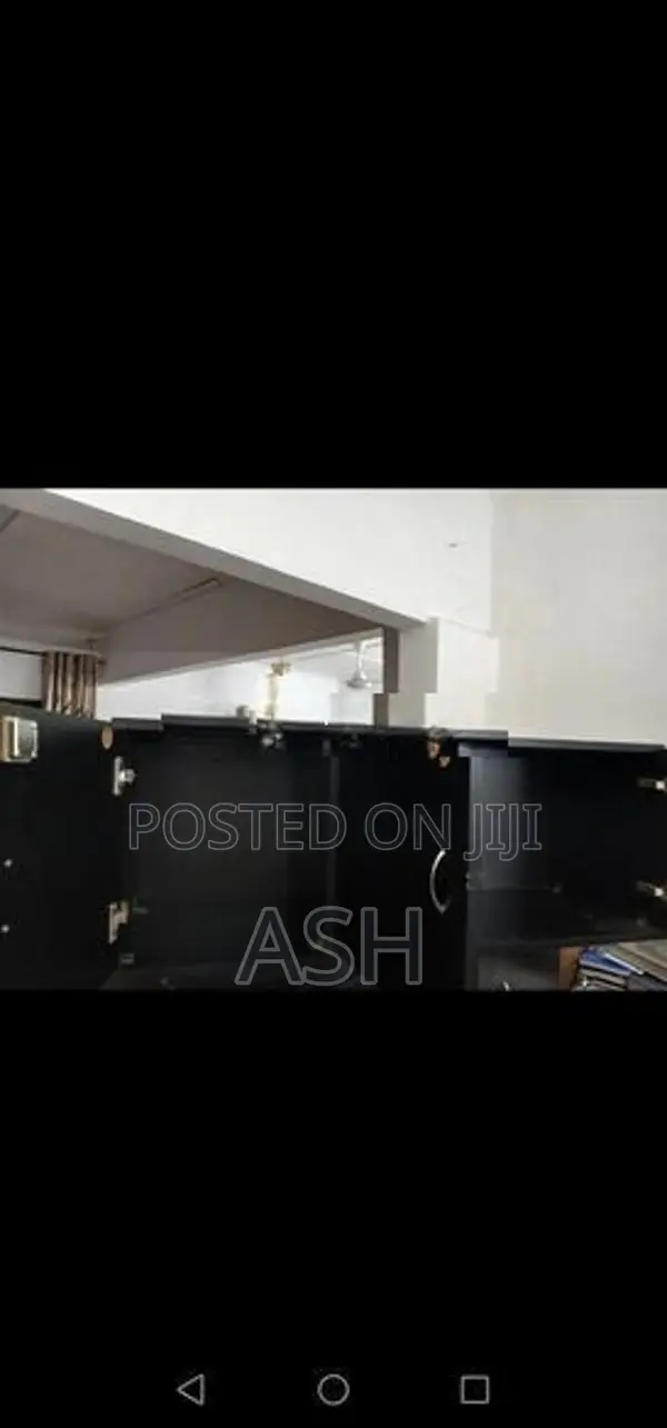 Black Storage Cupboard