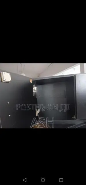 Black Storage Cupboard