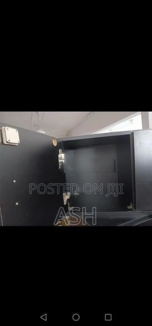 Black Storage Cupboard