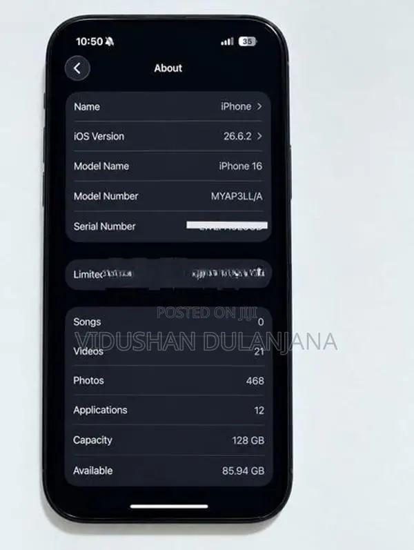Apple iPhone 16 (Used)