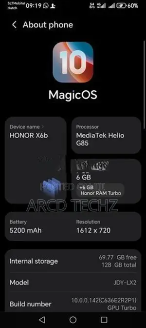 Honor X6b (Used)