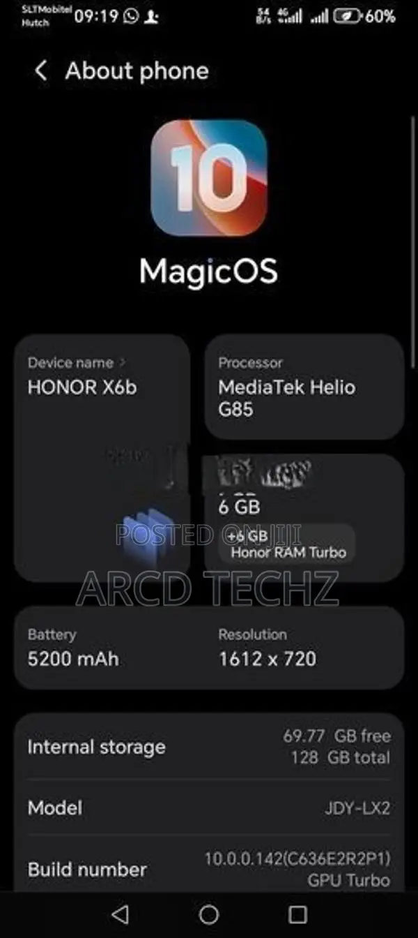 Honor X6b (Used)