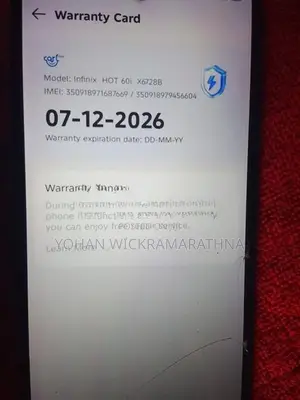 Infinix Hot 60i (Used)
