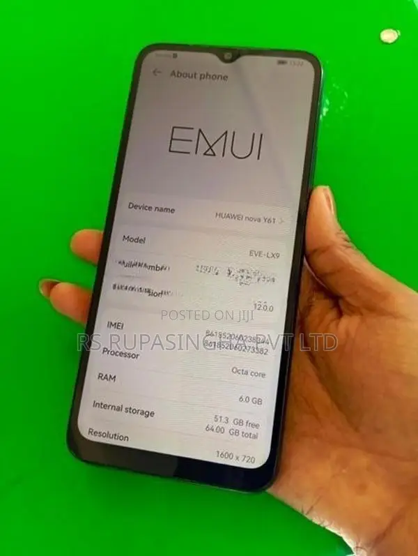 Huawei Nova Y61 6GB 64GB (Used)