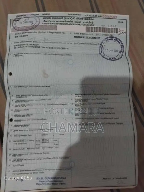 Bajaj Pulsar 2009 Motorbike (Used)