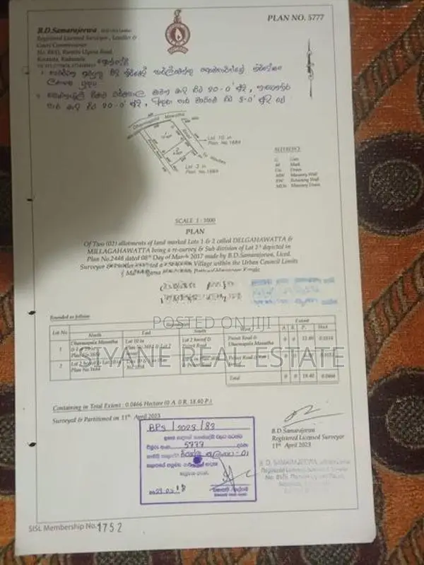 Residential 12P Land For Sale-කෝට්ටේ තලවතුගොඩ