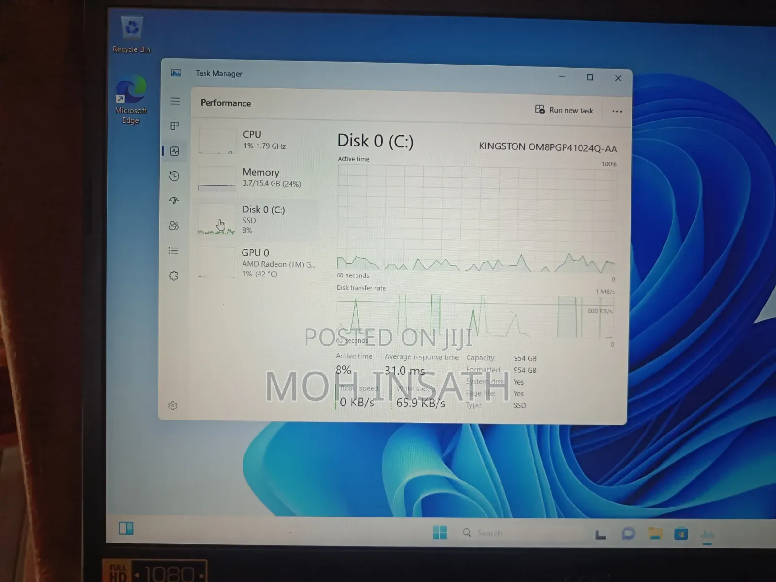 New Laptop Acer Aspire Go 15 16GB AMD Ryzen 7 SSD 1T