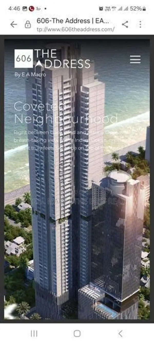 606 THE ADDRESS : 3BR (1635sq.ft) LUXURY APARTMENT FOR SALE