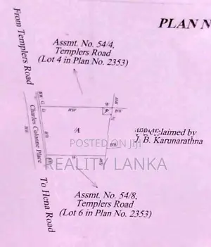 Land for sale (3986) Mt Lavinia