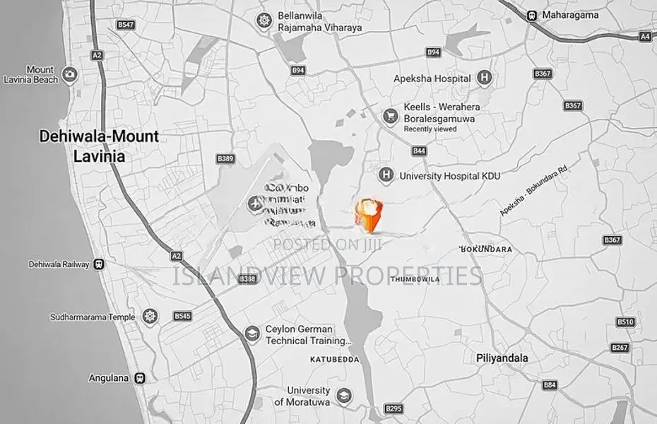 Residential Land for Sale in Gangarama Road, Boralesgamuwa
