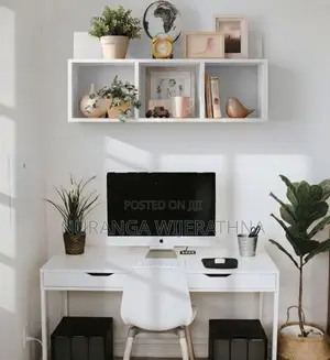 Wooden Floating Storage Shelf