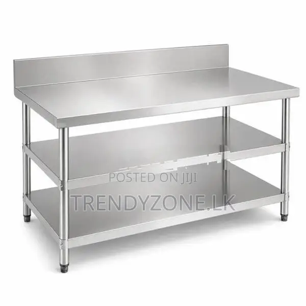 Stainless Working Table With Back-Splash 1800 x 700mm