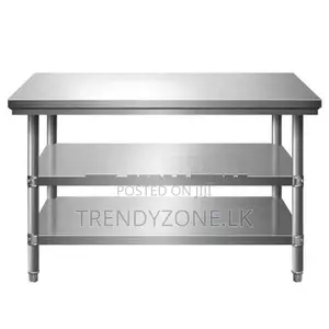 Stainless Steel Working Table 03 Layers 1500 X 600MM