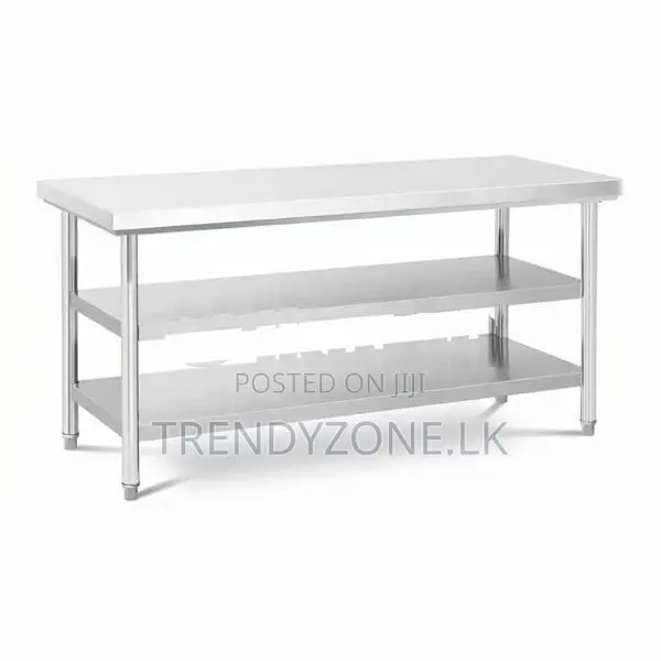 Stainless Steel Working Table 03 Layers 1200 X 600MM