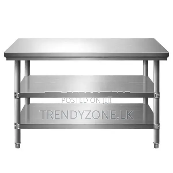 Stainless Steel Working Table 03 Layers 1200 X 600MM