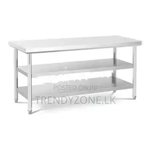 Stainless Steel Working Table 03 Layers 1200 X 600MM