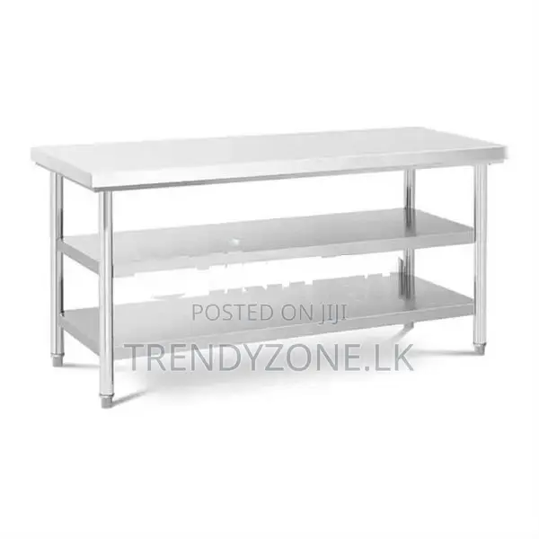 Stainless Steel Working Table 03 Layers 1200 X 600MM
