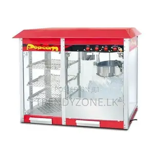 Industrial Electric Pop Corn Machine With Showcase