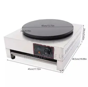 Industrial Electric Single Plate Crepe Maker