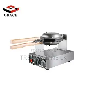 Industrial Non-Stick Single Bubble Waffle Cone Maker