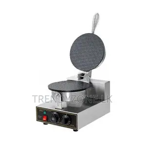 Industrial Electric Single Ice Cone Waffle Maker