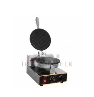 Industrial Electric Single Ice Cone Waffle Maker