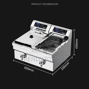Industrial Electric Deep Fryer 10L Double (High Quality Touch)