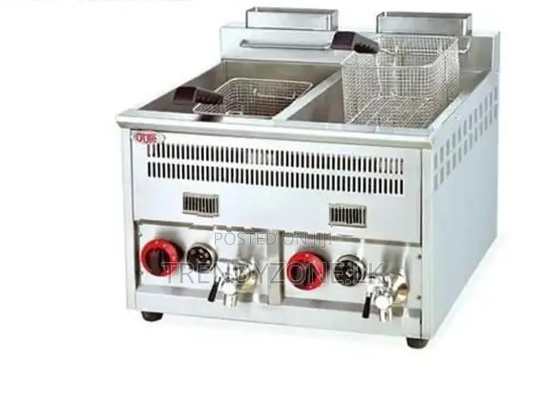 Industrial Large Tank 14L + Gas Deep Fryer