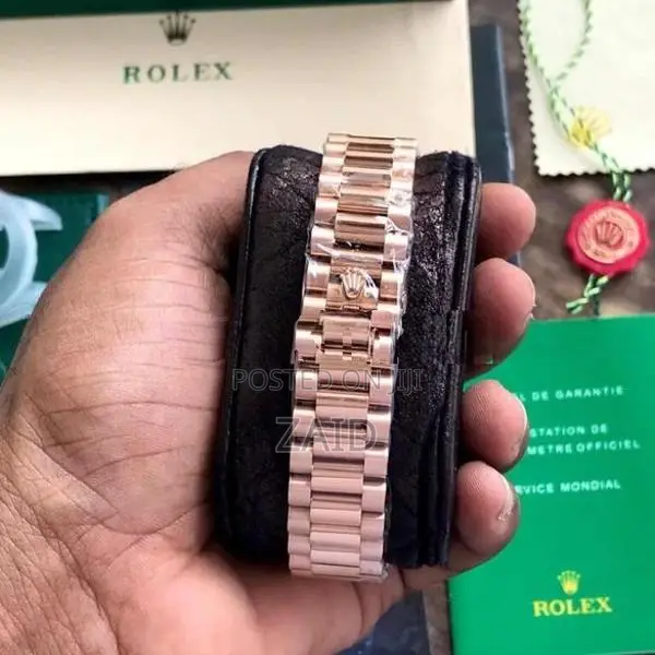 Rolex Day Date Rosegold Black Dial Superclone Automatic Men’s Watch