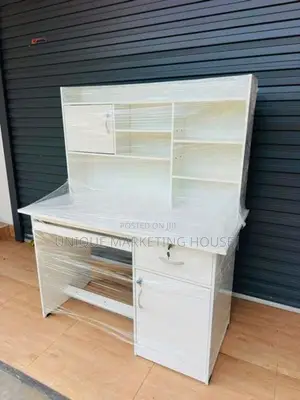 Modern 4x2 Ft Smart Space White Hi-Rack Study Table