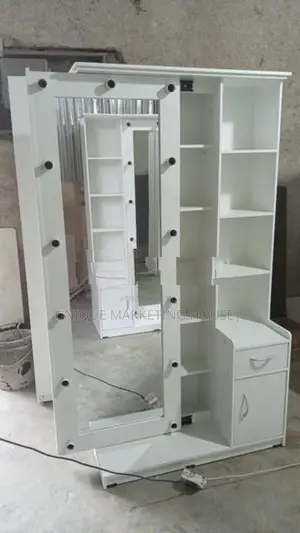 Modern Sliding White Side Rack Dressing Unit