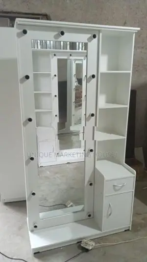 Modern Sliding White Side Rack Dressing Unit