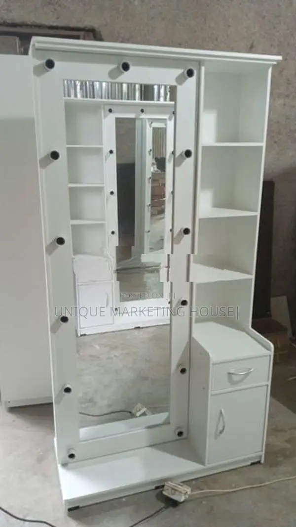 Modern Sliding White Side Rack Dressing Unit