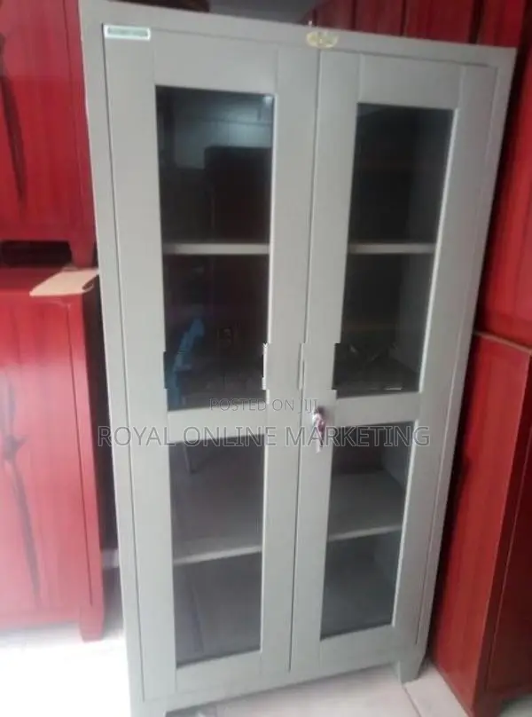 6 by 3 steel office cupboard (M-11)