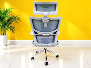 New Gray Head Rest Computer office chair