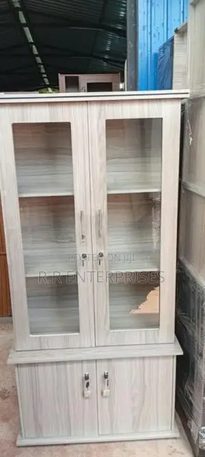 12mm 2 Door Melamine Display Cupboard