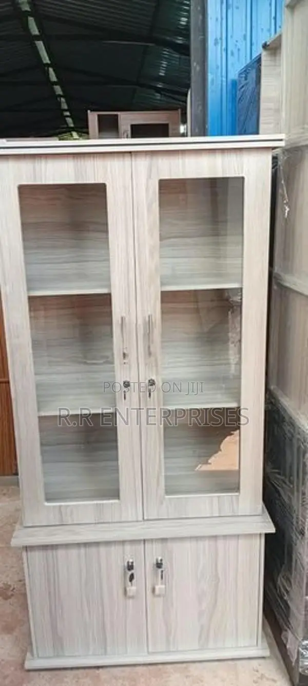 12mm 2 Door Melamine Display Cupboard