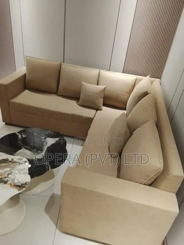 Modern L-Shaped Sofa Set