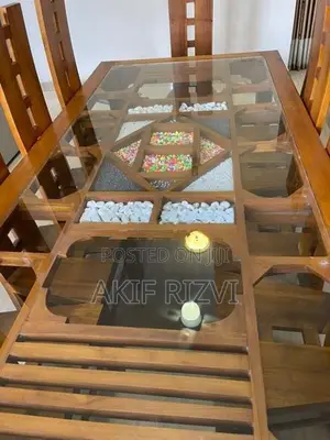 Teak 10x Chairs Dining Table