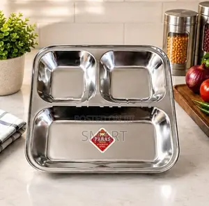 Stainless Steel Dinner Plate (small)