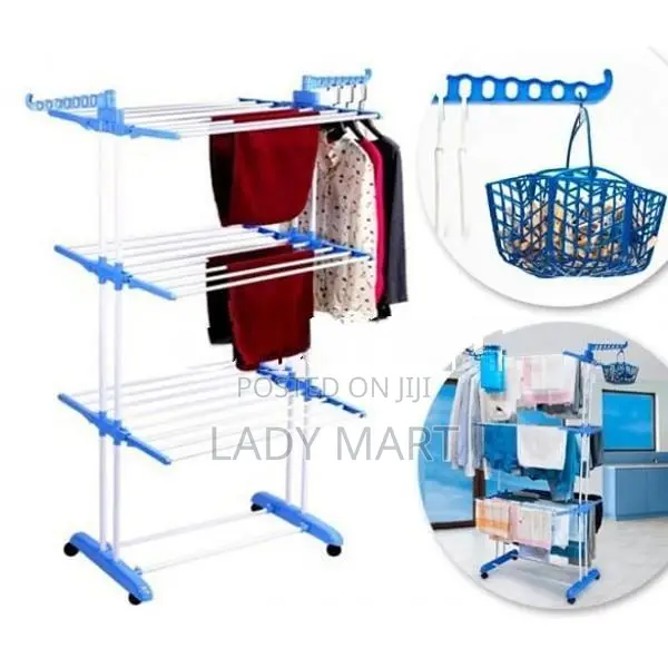 Three Layer 6' Feet Foldable Cloth Large Rack - Dryer