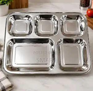 Stainless Steel Dinner Plate (large)