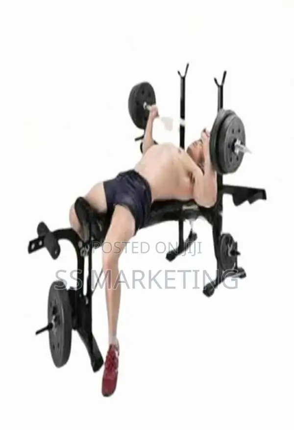 Brand New Bench Dumbbell Weight Plats Set Home Gym